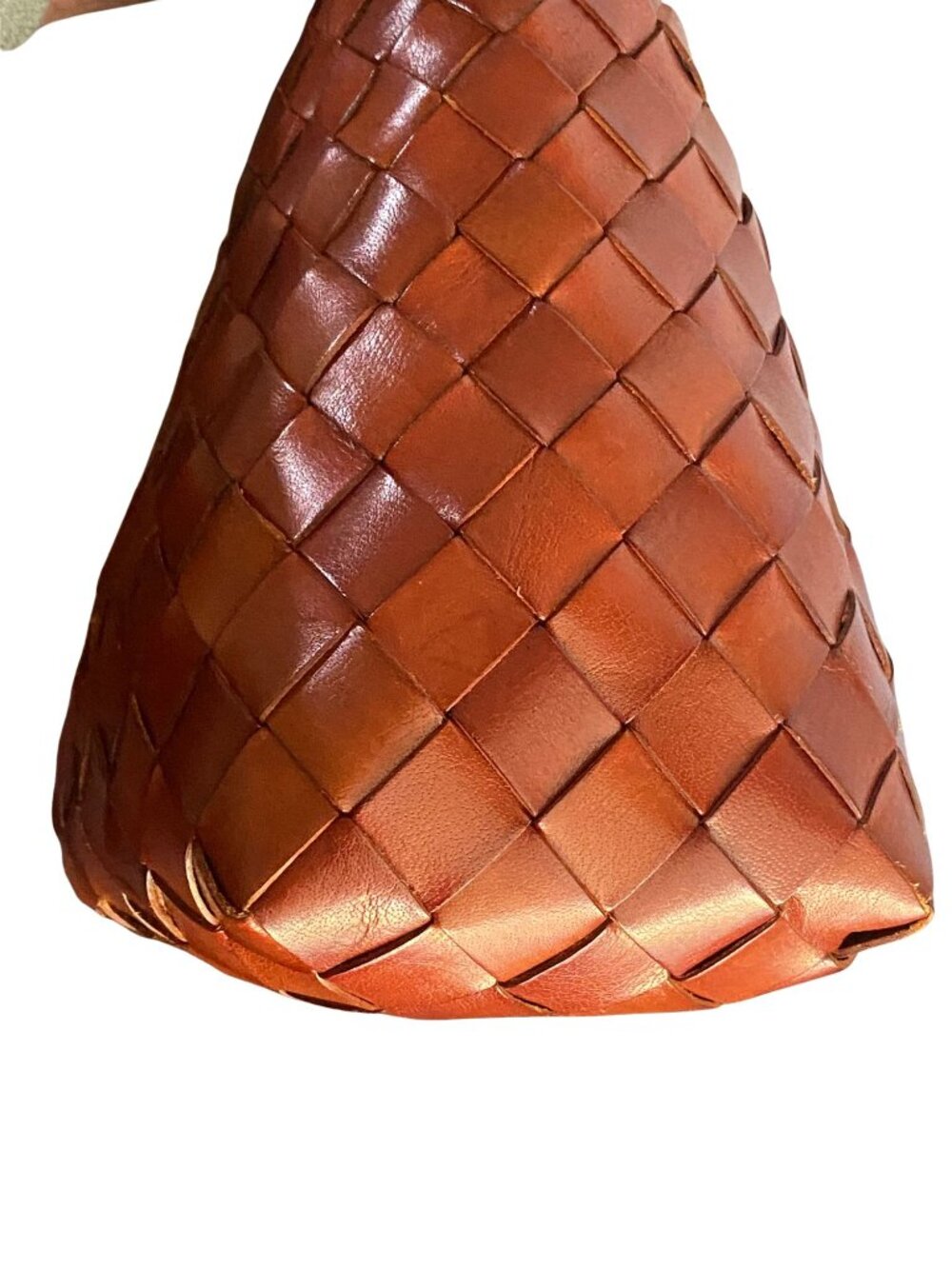 Dragon Diffusion Santa Croce Big Large Woven Leather Tote + Dust Bag - Picture 4 of 12